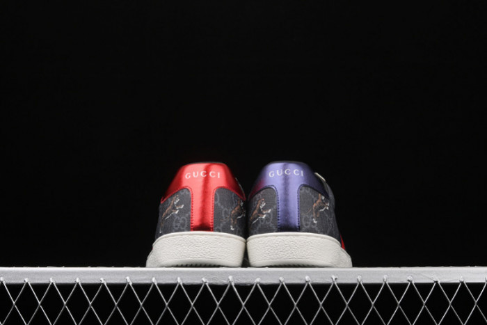 GUCC JBG LEATHER AND SUED BLACK AND TIGER ‎429445 G0K20 1102