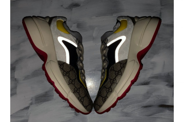 GUCC RHYTON VINTAGE TRAINER SNEAKER 619891 99WF0 4370