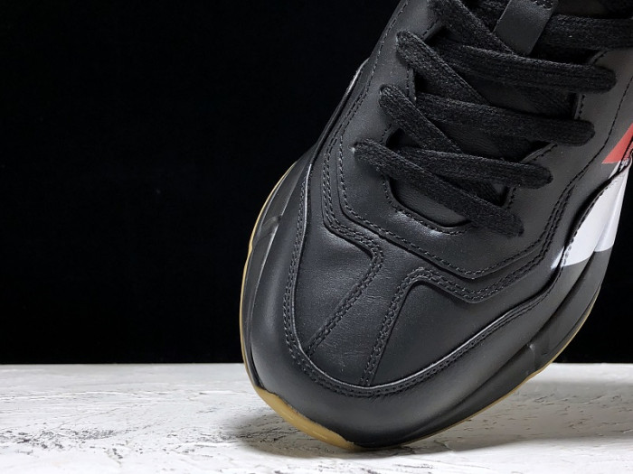 GUCC Rhyton Web Print Leather Sneaker 523535 DRW00 1000